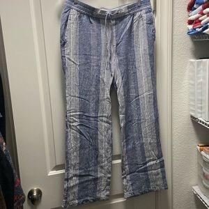 OLD NAVY LINEN PANTS; M